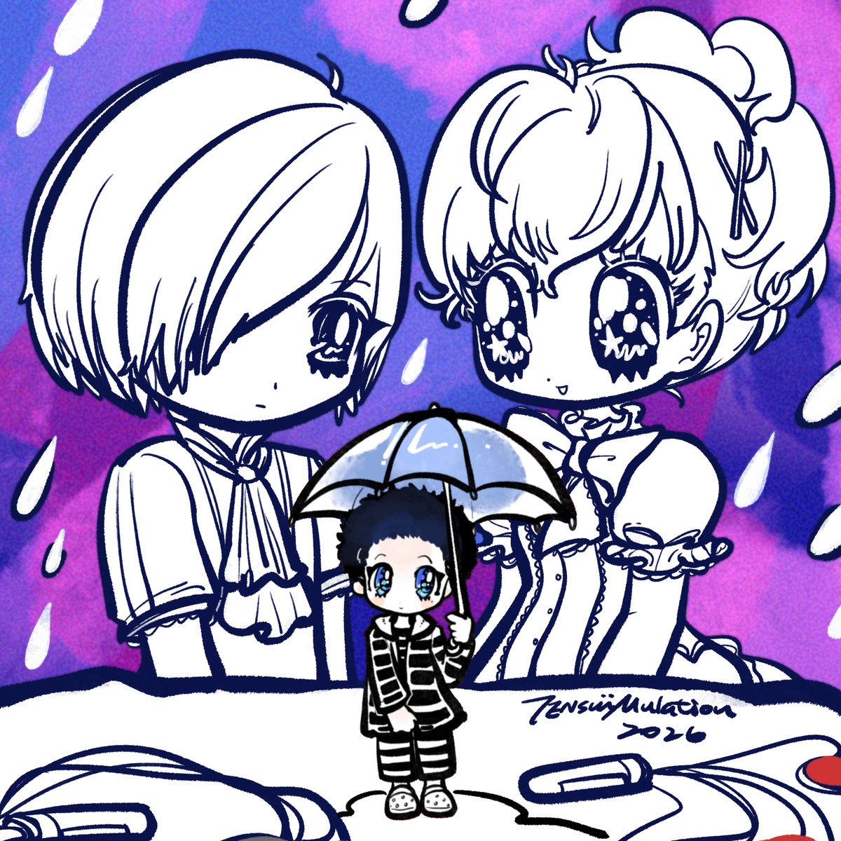 Tensuiimulation's tweet photo. キタローとハム子 https://t.co/fyxOEngLTR