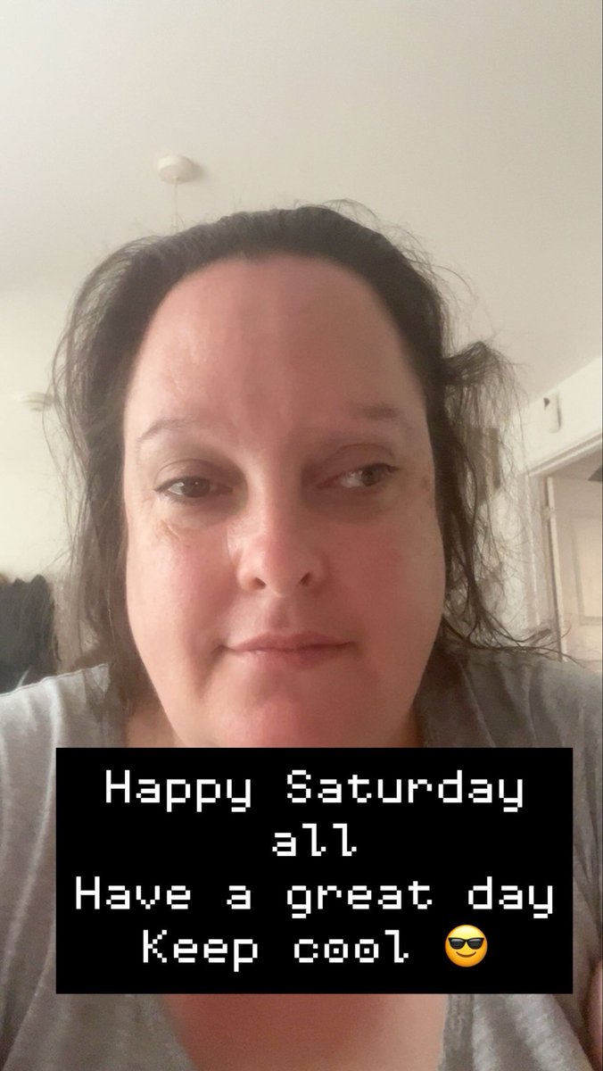 adrienne__layhe's tweet photo. Happy Saturday all
Have a great day 
Keep cool 😎 https://t.co/p3g03eyR6t