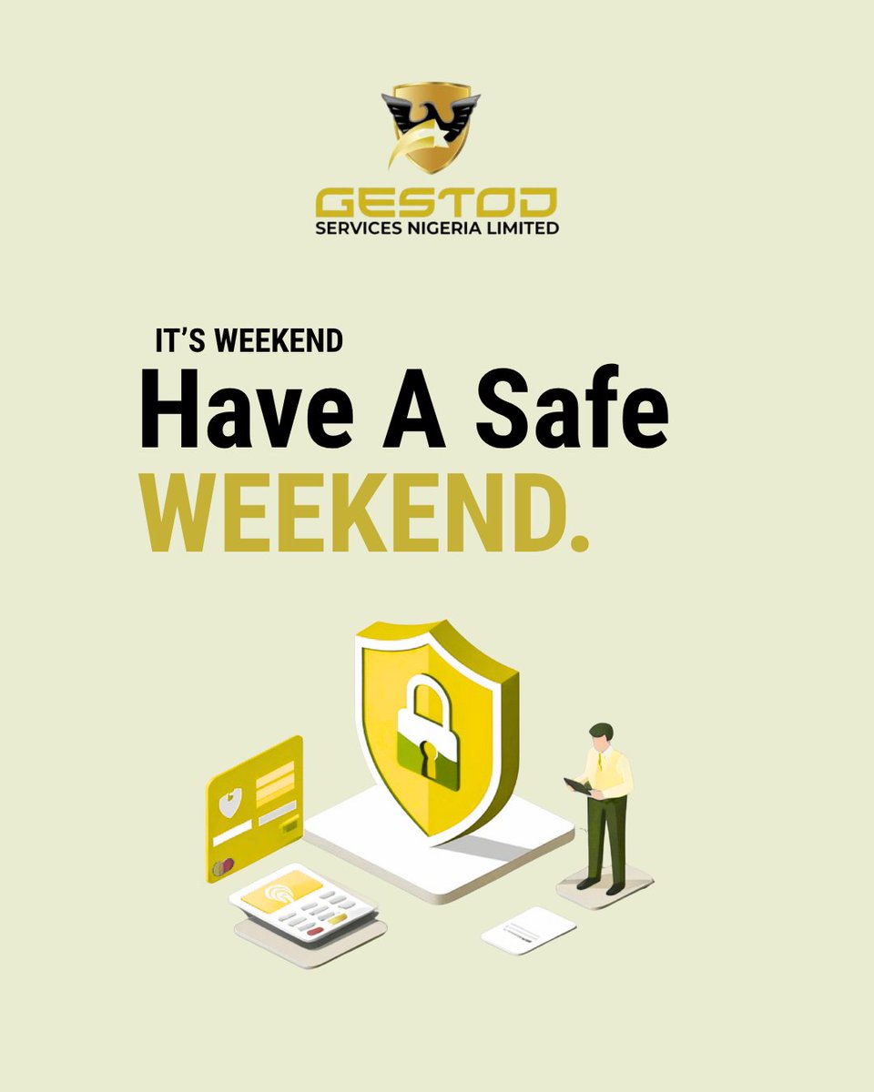 gestod88927's tweet photo. Have a safe weekend. π‘οΈ
Wherever you go, make safety your first priority.
Stay alert. Stay protected.
#HaveASafeWeekend #GestodServices #SecurityFirst https://t.co/6PyB3QymHu