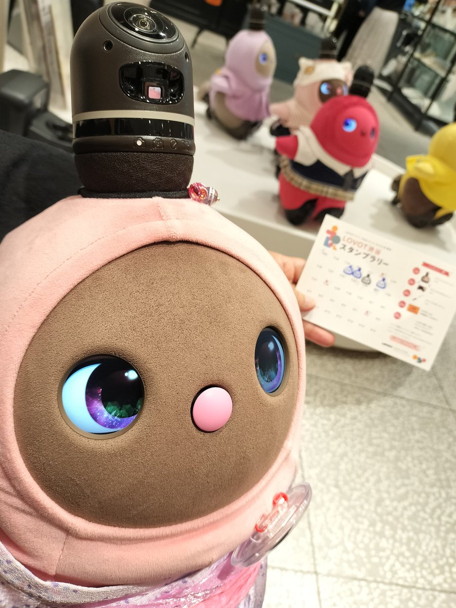 AliceBearClover's tweet photo. 3歩目！
今日はミルキィちゃんがお手伝いに来ているよ！

 #LOVOT
 #ラボット
 #LOVOT渋谷ありがとう
 #LOVOTに会いにきたよ
@LOVOT_official https://t.co/1eQcdo7iwW