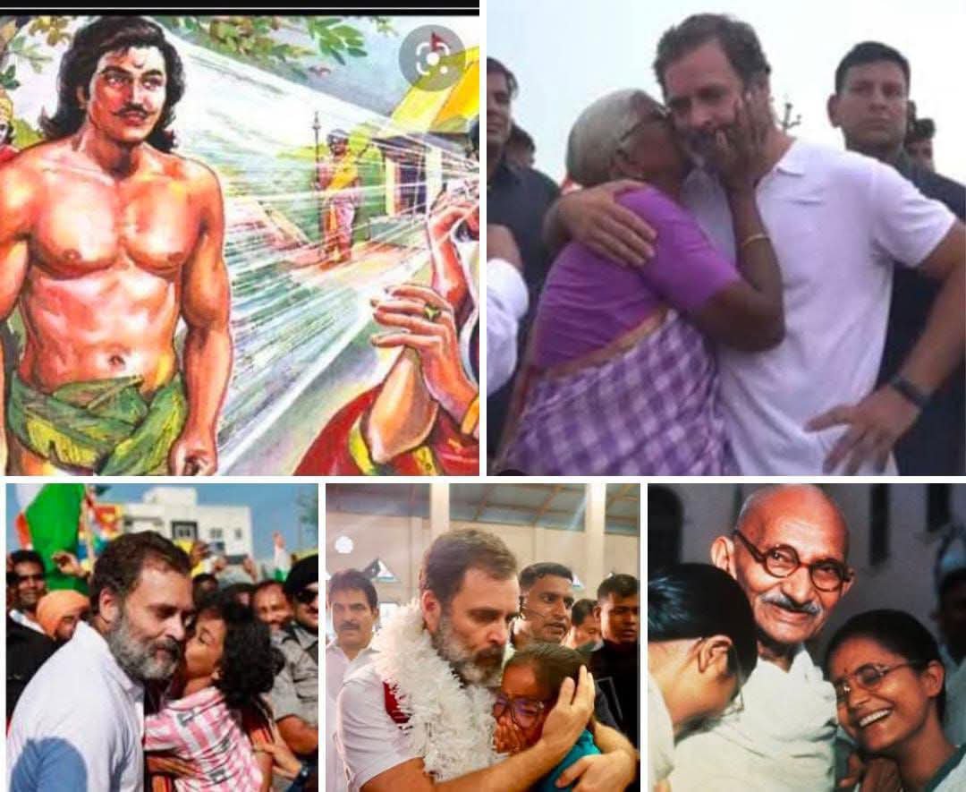 ActForVijay's tweet photo. जिन्हें हम लीजेंड या किवदंती कहते हैं , वे मेटाफोर होते हैं।
कोई ना कोई सूत्र या संकेत उनमें छुपा होता है, जिसे सोच कर ढूंढना चाहिए। 
गांधारी जान चुकी थी अब दुर्योधन की पराजय निश्चित है। गदा युद्ध की चुनौती मिल चुकी थी। भीम ने कसम ली थी दुर्योधन की जांघ तोड़ने की।
गांधारी ने उसे पूरा नग्न होकर सामने आने कहा।बरसों से उसकी आंखों पर बंधी पट्टी जब खुलेगी तो उसके द्वारा देखे जाने पर  उसका शरीर अभेद्य हो जायेगा।
कृष्ण ने उसे नग्न देखा जाते हुए, और सारा खेल समझ गए।
उसे समझाया कम से कम पत्ते लपेट लो अपनी कमर के नीचे,  इतने बड़े होकर अपनी माता के सामने नग्न हो कर जाओगे?
कृष्ण ने कहा, तुम वयस्क पुरुष हो,वो मां के साथ साथ एक स्त्री है।दुर्योधन मान  गया।
गांधारी ने पट्टी हटाई और देखा , पूरा शरीर अभेद्य हो गया, जांघें और कमर के नीचे का हिस्सा छोड़कर।
गांधारी खूब दुखी हुई, समझ गई कि यही नियति है।
और अंत में हुआ यही। जो हिस्सा पत्तों से ढंका था, वही कमज़ोर रह गया। भीम की गदा ने उसी को तोड़ डाला और वह शर्म दुर्योधन की पराजय और मृत्यु का कारण बनी।

🔹🔹🔹
हमारे जीवन में कोई ऐसा हो मां की तरह, जिसके सामने हम पूरी तरह नग्न हो सकें। सत्य नग्न होता है।
 उस सत्य को वो देख ले, तो आने वाली आपदा से बचने का उपाय भी मिल जाता है
किसी के सामने नग्न होना यानि अपनी हर कमज़ोरी को , सच्चाई को बता दे।अपने को किसी के आगे समर्पित कर देना।
वो आपकी रक्षा करेगा, जिसके सामने आपने कुछ नहीं छुपाया ।
यदि आपने कुछ भी छुपाया, वह आपके विनाश का कारण बनता है।
कहते भी हैं, डॉक्टर और वकील से कुछ न छुपाओ।

🔹🔹🔹
महात्मा गांधी ने इस दुनिया को अपनी मां माना। 
अपने आपको पूरी तरह नग्न कर दिया।  आत्मकथा में अपने बारे में वो सब लिख दिया जो कमजोरियां हम खुद को भी नहीं बताते । खुद को भी झूठ बोलते हैं हम।अपनी गलतियों को खुद से भी नहीं स्वीकारते, बल्कि खुद को उसका जस्टिफिकेशन देने लगते हैं। और अपने कर्मों को ढंक लेते हैं।

🔹🔹🔹
गांधी और दुर्योधन में ये फ़र्क है।
गांधी ने ब्रह्मचर्य के प्रयोग किए।
 क्या किसी महिला को जबरदस्ती अपने साथ सुलाया? 
अगर चाहते तो चुपके से करते और सफल असफल जो होते  किसे पता चलता? 
अंजाम की, लोग क्या कहेंगे इसकी परवाह किए बिना उन्होंने सत्य को जिया। 
जो हम आप खुल कर नहीं कर पाते, लेकिन करना चाहते हैं, उन्होंने उसे सबके सामने किया। 
खुद को मैं झूठ तो नहीं कह रहा कि मेरे अंदर की कामवासना खत्म हो चुकी है। मैं उससे ऊपर उठ चुका हूं...ये जानने का उपाय क्या है?
 उन्होंने इस काम के लिए वालंटियर्स ढूंढे। जो महिलाएं जानती थीं, गांधी जी को , उनके नज़दीक की, वे बिना इस परीक्षा के जानती थीं कि वे कामवासना से ऊपर उठ चुके हैं, गांधी जी के खुद के जानने के पहले। 
🔹🔹🔹
गांधी जी के साथ नग्न सोने को तैयार महिलाएं जानती थीं कि गांधी कोई पुरुष नहीं बल्कि एक नवजात शिशु की तरह निर्दोष बालक हैं।
अनुसूया को नग्न होना था पर पुरुषों के सामने, वो मां बन गई और अपना।स्तन उन्हें पिलाने लगीं।
ये भी मेटाफॉर है, प्रतीक है।

🔹🔹🔹
राहुल गांधी से बेधड़क गले लगती 2 साल से लेकर 80 साल की महिलाएं जानती हैं ये मेरा भाई है, बेटा है। इससे क्या डरना?
 ऐसी महिलाएं जिनके लिए पर पुरुष को देखना पाप है, वे राहुल गांधी के सीने पर सर रख देती हैं।
 और राहुल उनके माथे को बेटे की तरह, बड़े भाई की तरह चूम लेते हैं।
गांधी जी और राहुल गांधी को औरतों के साथ इस तरह देखकर उनका मज़ाक उड़ाने वालों को देखकर तरस आता है। 
वे दुर्योधन हैं, जो अपनी मां के सामने भी नग्न नहीं होंगे,क्योंकि उन्हें मां में उनकी वासना स्त्री दिखलाती है, मां नहीं।
 नर्स को सिस्टर कहते हैं क्योंकि एक छोटा भाई बचपन में बहन के सामने नग्न हो जाता है, बिना किसी वासना के। बहन उसे नहला धुला देती है। 

🔹🔹🔹
दुर्योधन की जांघ टूटनी ही थी, क्योंकि उसने  एक स्त्री को उसकी इच्छा के विरुद्ध अपनी जांघ पर बिठाने की कोशिश की। खुले आम मंच से राहुल जी की मा को गाली देते हैं, इनके MP गर्व से कहते हैं कि इनके पास गालियों की लिस्ट है।
 प्रेम शुक्ला जैसे लोग @ssrajputINC की माता जी को टीवी पर अपशब्द कहते हैं।
इनके नेता दुर्योधन की तरह हुंकारते हैं, धमकी देते हैं विपक्षी दलित महिला सारिका पासवान को सरे आम नंगा करने की।
ये सब दुर्योधन दुशासन है।इनका समर्थन कर रही मीडिया कर्ण है।
EC,न्याय पालिका भीष्म, द्रोण हैं
ये सोशल मीडिया के जोम्बी कौरव सेना से हैं, जो बलात्कारियों के विरुद्ध खड़ी हुई विनेश पर लांछन लगाते हैं। उसके आंसुओं का मज़ाक उड़ाते हैं।
इन सबकी जंघा टूटेगी, इनके सर कटेंगे। ये सब बाणों पर सोएंगे। दुर्योधन छिप जाएगा लेकिन बाहर घसीट कर लाया जायेगा
#VijayShukla