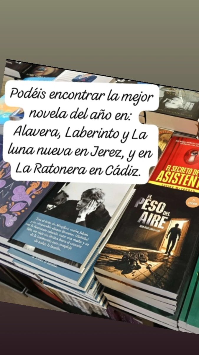 JuanJesusCabal4's tweet photo. Novela El peso del aire. https://t.co/fNtXbZp9ey