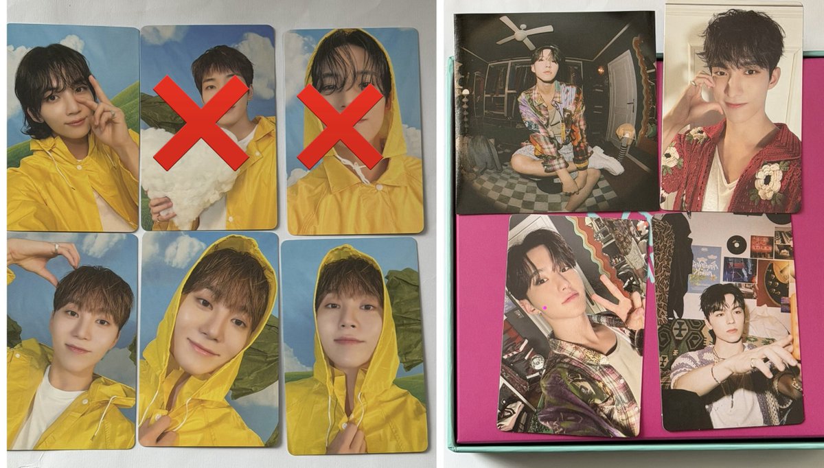 stme92's tweet photo. SEVENTEEN セブチ アルバム トレカ 交換
SPILL THE FEELS heaven

【譲】画像1.2枚目

【求】画像3.4枚目 ジュン(4枚目>3枚目)

異種交換可能
郵送希望📮

お気軽にご連絡ください。 https://t.co/Qab7Rpk94s