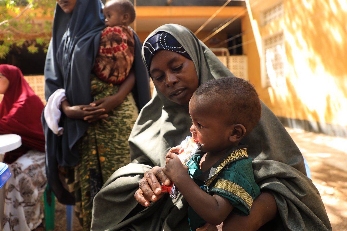 wardirelief's tweet photo. Recovery from malnutrition is seen in moments that matter: a child sleeping peacefully, regaining strength &amp; smiling again. Thru #SHFNutrition project x @shf_somalia, @wardirelief’s OTP services at Hiran Regional Hospital are helping children with malnutrition regain health. https://t.co/jQlD36FWpY