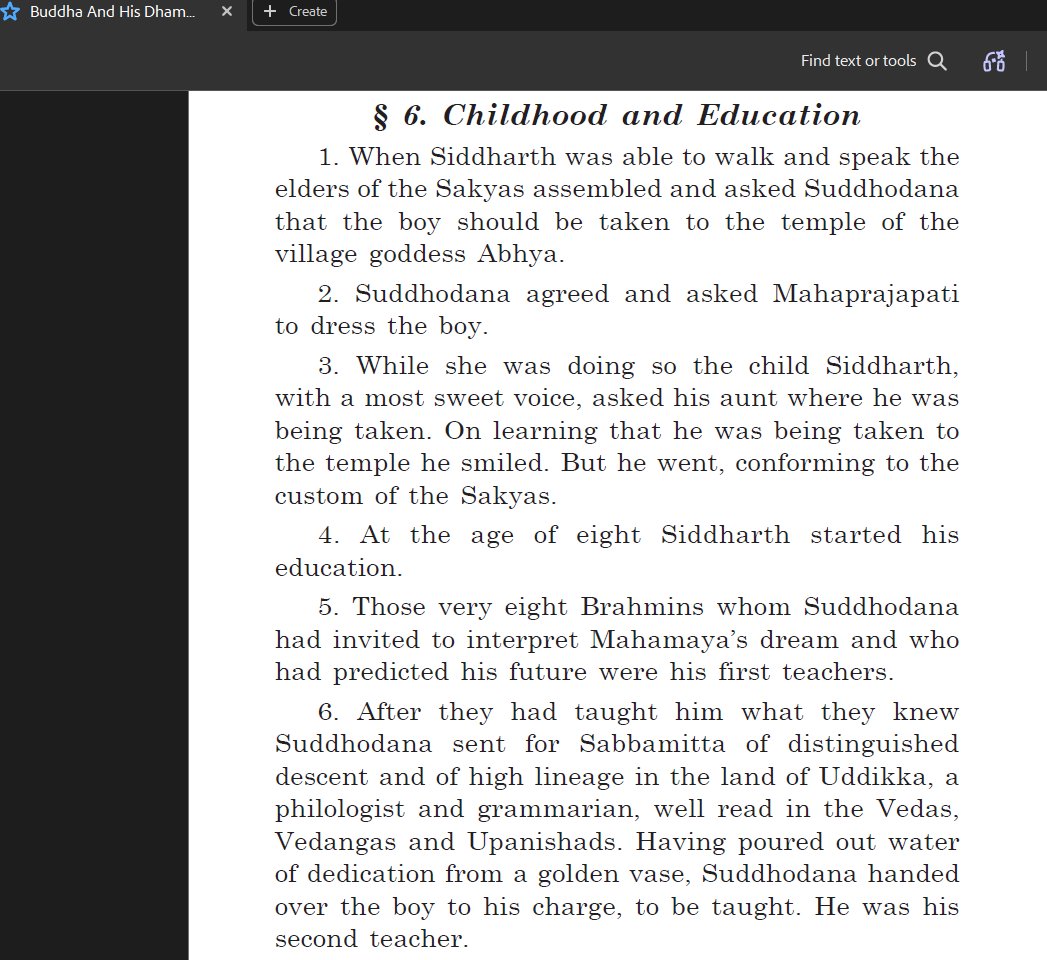 keFq4fA6N6qMdhZ's tweet photo. In his book "The Buddha and His Dhamma", BR Ambedkar claims that Brahmins taught Prince Siddhartha the Vedas, Vedangas and Upanishads. Despite that, moronic neo-Buddhist Ambedkarites claim that Buddhism is older than Hindu Dharma. 🤣 https://t.co/sSD3DLzmIP