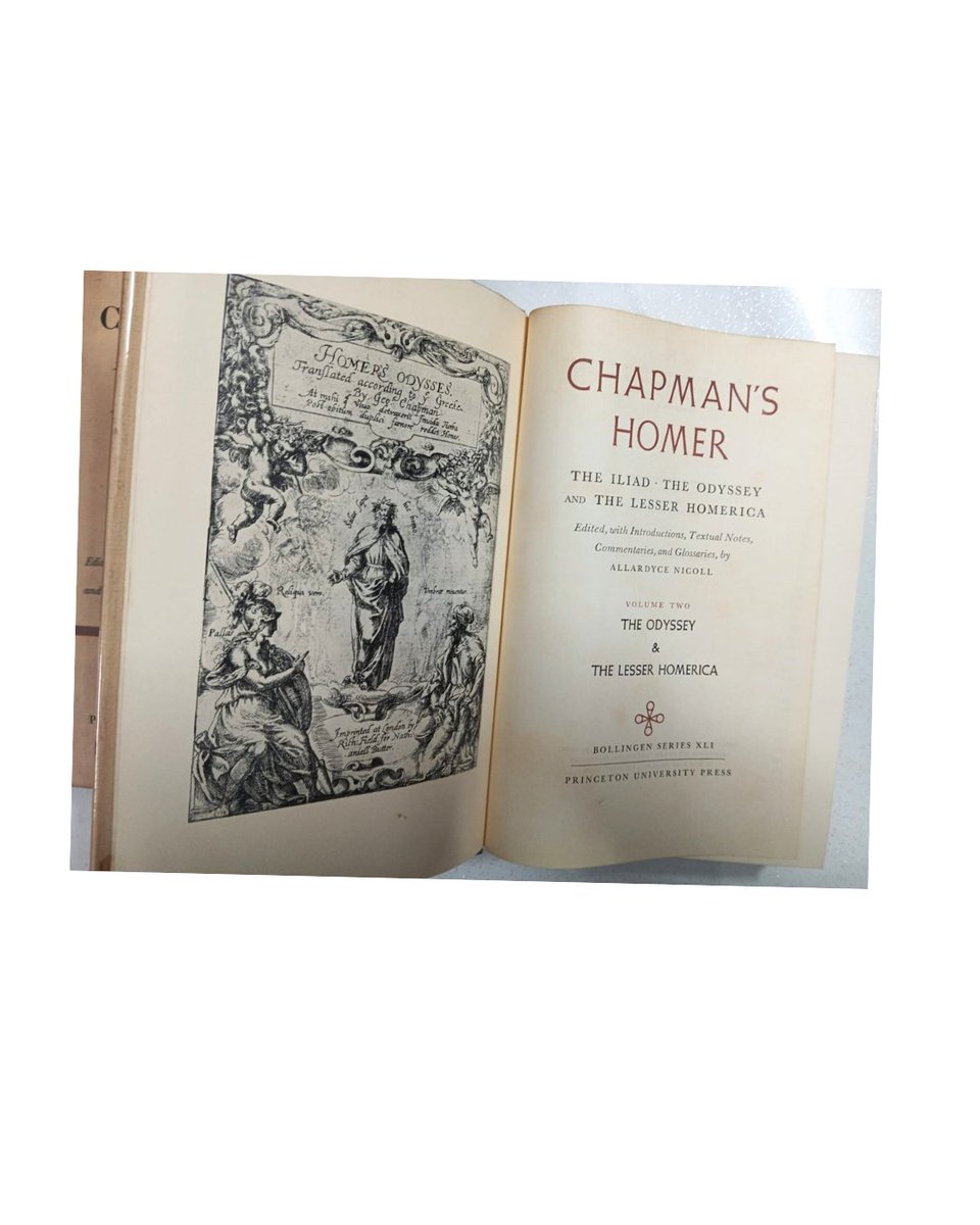Siddharth2902's tweet photo. It was George Chapman’s vibrant, energetic Elizabethan translation of Homer that  famously kept John Keats awake all night in October 1816, inspiring him  to immediately pen his immortal sonnet, "On First Looking into Chapman's  Homer"

#odyssey #homer #keats https://t.co/X31vIM1vdK