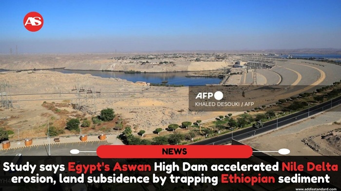addisstandard's tweet photo. News: Study says #Egypt's Aswan High Dam accelerated Nile Delta erosion, land subsidence by trapping #Ethiopian sediment
Egypt's #Aswan High Dam, long credited with protecting the country from devastating floods and securing water and electricity supplies, has also caused significant environmental degradation downstream by trapping sediment originating from Ethiopia's highlands, according to scientific studies highlighted in a report by the Times of India.
Citing findings published in the Open Journal of Soil Science, the report said the dam has dramatically reduced the flow of nutrient-rich volcanic silt that for thousands of years was carried by annual floods from Ethiopia's highlands to Egypt's Nile Valley and Delta.
https://t.co/RNBrJRhJMU