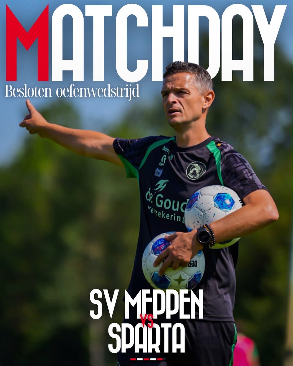 SpartaRotterdam's tweet photo. ⚔️ Het trainingskamp afsluiten met een oefenwedstrijd tegen SV Meppen
#MEPSPA https://t.co/hqetjkuUw0