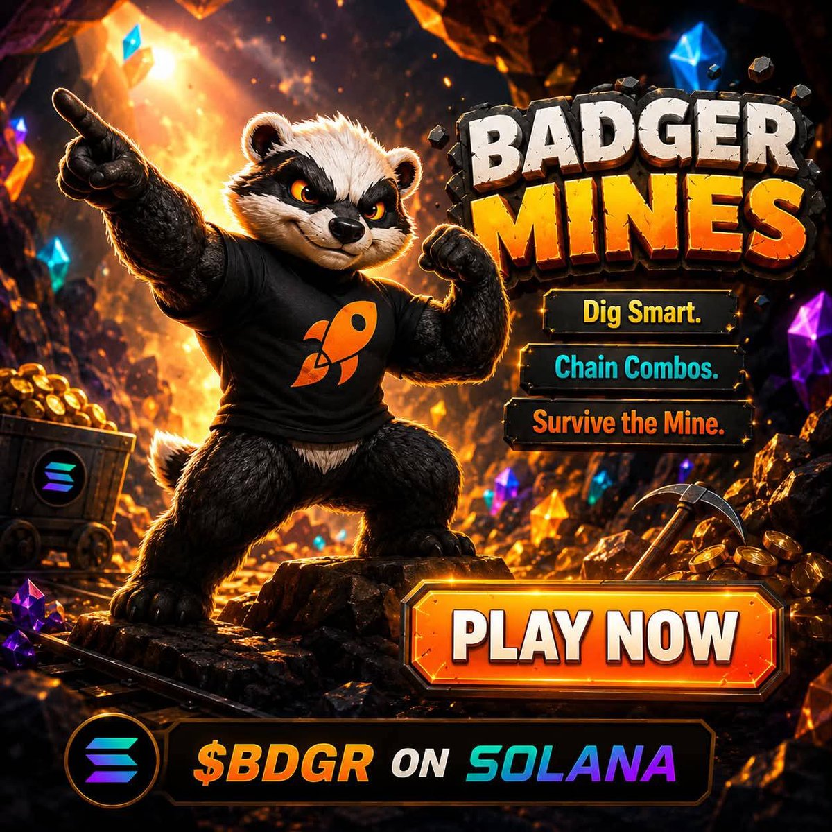 Elonsatu_2026's tweet photo. @YieldGuild @YGG_Play 🐾 $BADGER is still building.

CA: "9fz2CTgCfNzDG7QRVCUCGLzCDJMmrmYM5u6zqwJNwSEL"

🎮 P2E game in development
🖼️ NFT integration coming

Still building. Always DYOR.

#BADGER #Solana #P2E #NFT #Crypto https://t.co/uVHsw8Fd1a