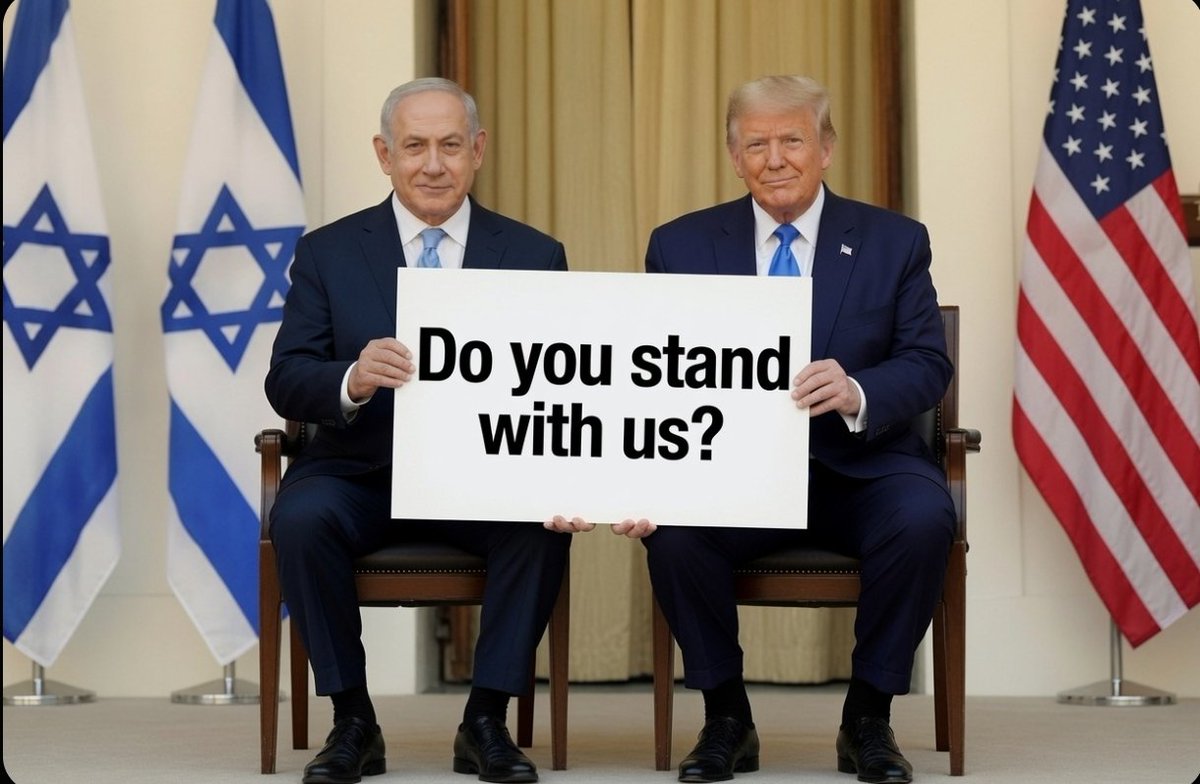 AmericanpowerUs's tweet photo. Do you stand with us? 🇺🇸🇮🇱🗳️

A. Yes, I do

B. No, I don't

C. Neutral https://t.co/aqybX0bC7j