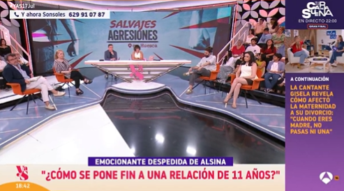blvcom's tweet photo. 🧡 @YAhoraSonsoles en @antena3com registró 3.083.000 ESPECTADORES ÚNICOS (AA).
➡️ El programa reunió 672.000 espectadores de media y obtuvo un 9,4% de cuota de pantalla.
#YAS17Jul
#Audiencias📺📊 https://t.co/xubSZl2VW4