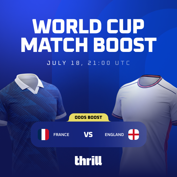 Thrill_com's tweet photo. 🥉 World Cup Challenge #33: Settle the Bronze! ⚽  

Historically, World Cup bronze-medal matches are goal-fests as teams break off the handbrake and attack. 

🎯 Predict the Goal Total for today's match.

A - Over 3.5 Goals (4 or more goals scored)
B - Under 3.5 Goals (3 or fewer goals scored)

🎁 $10 × 10 random winners from the correct predictions!

Drop your answer or letter + your Thrill username.

⏰ Entries close at 20:59 UTC

✨ Results are based on FIFA's official records. Penalty shootouts do not count.