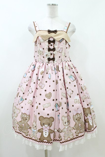 ANGELIC PRETTY JSK なかよしジンジャークッキー　チョコミント Angelic Pretty / ふわふわtoysジャンパースカート 38,500円(税込