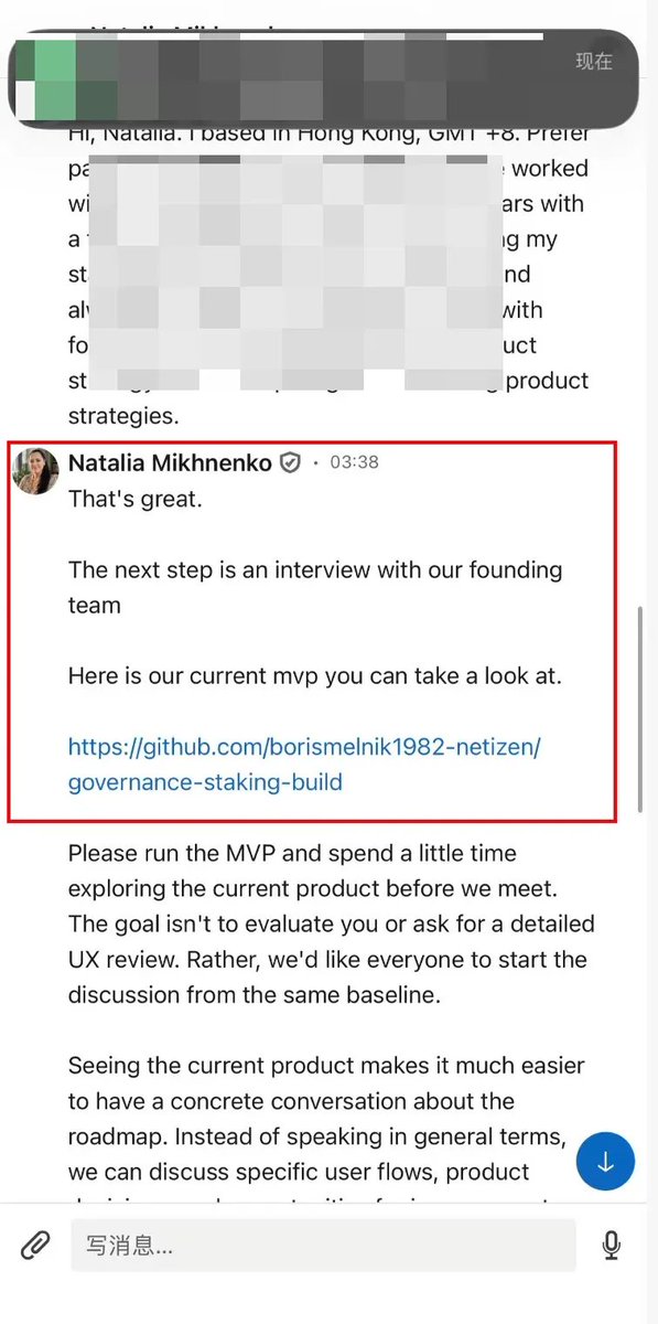 SlowMist_Team's tweet photo. 🚨 Threat Intelligence | Fake Recruitment Campaign Delivers Malware via GitHub Repository

MistEye recently detected a malicious campaign targeting developers through fake Web3 recruitment.
Attackers impersonated recruiters on LinkedIn, built trust through discussions about work experience and interviews, then sent a GitHub repository disguised as an “interview MVP” and tricked developers into running the project.

Our analysis found that the malicious repository hid theme/js/auron-core.min.js as a Tailwind plugin. When developers ran the project’s development or build commands, the hidden Node.js loader was triggered and deployed multiple payloads for:

🔹 Browser credential & wallet data theft
🔹 Sensitive file collection and exfiltration
🔹 Remote command execution and interactive Shell access
🔹 Clipboard monitoring

This campaign shows how trusted development workflows can become attack vectors. Developers should always inspect project scripts, dependencies, and build configurations before running unknown repositories.

Full analysis👇
https://t.co/nQVPYloyVe