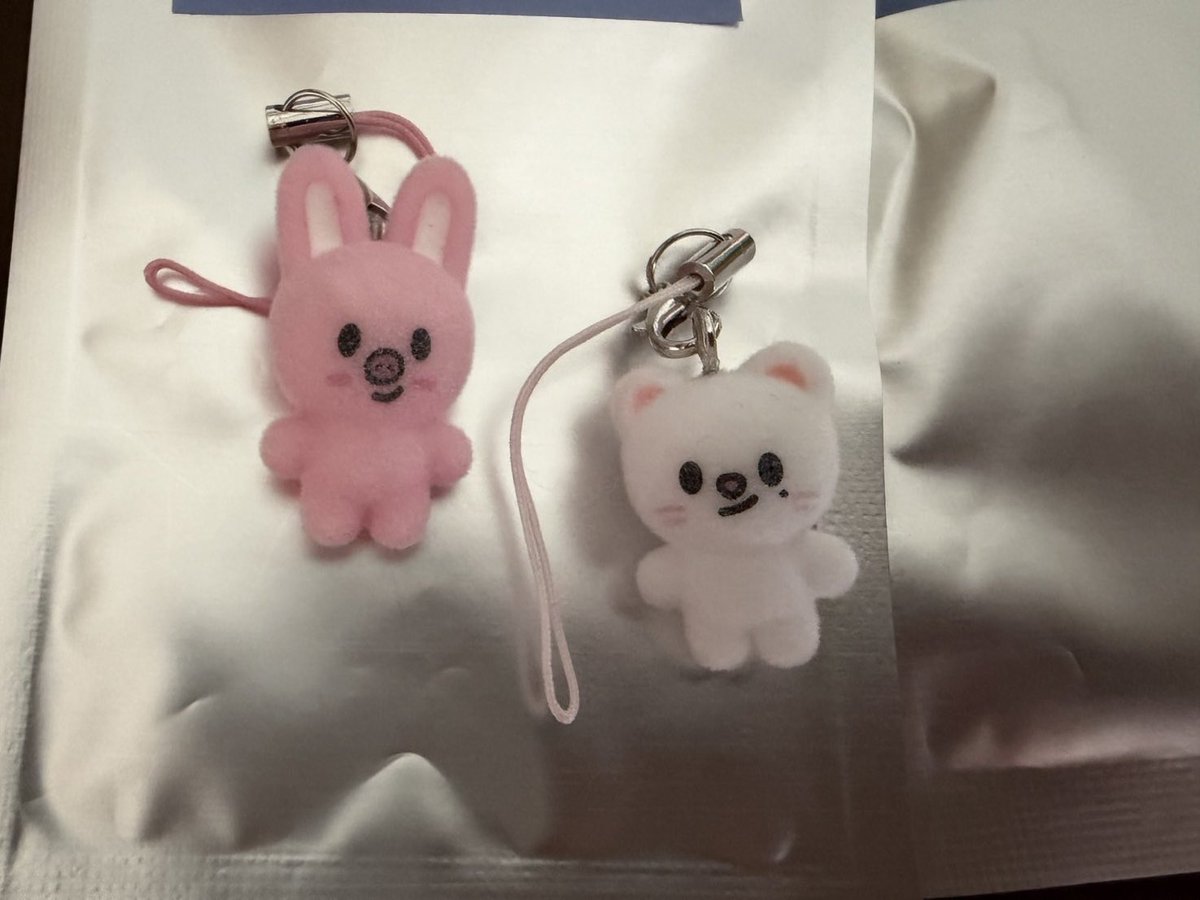 m0914_jone's tweet photo. Stray Kids スキズ 韓国 ペンミ STAY in Our Little House MINI CHARM ミニチャーム 交換

譲　🐖🐇🦙トェッキ、ジニレット
求　🐰🐿️リービット、リビ、ハンクオッカ

友人にまとめて購入してもらっているため現在手元にはなく、8/4以降の取引となります。
ご理解の上お気軽にお声掛けください🌟 https://t.co/pvBhLiplvk