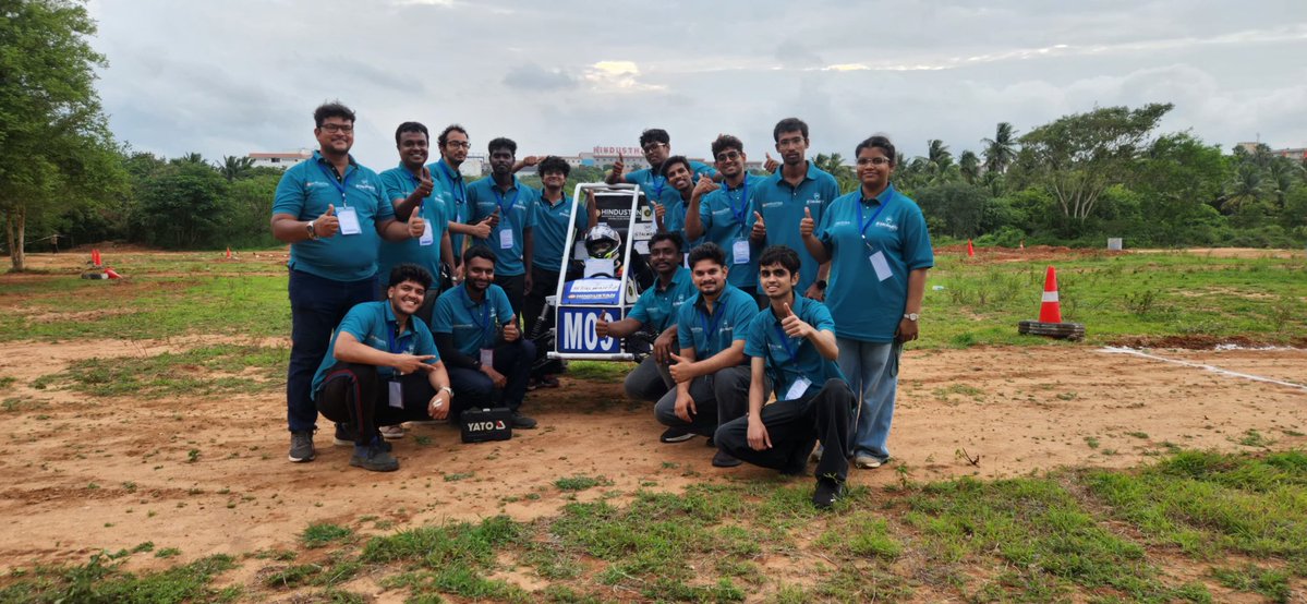 AutodeptHits's tweet photo. 🏁 Toughest round? Challenge accepted.
✅ Technical Inspection – PASSED!
🔥 Stalwartz Racing HITS became the first team in India to clear Technical Inspection on Day 1 at BAJA SAEINDIA 2026.
The real race begins now. Bring on the dynamic events! 💪🚙

#StalwartzRacing #HITSAUTO https://t.co/0pFyYSIZgD