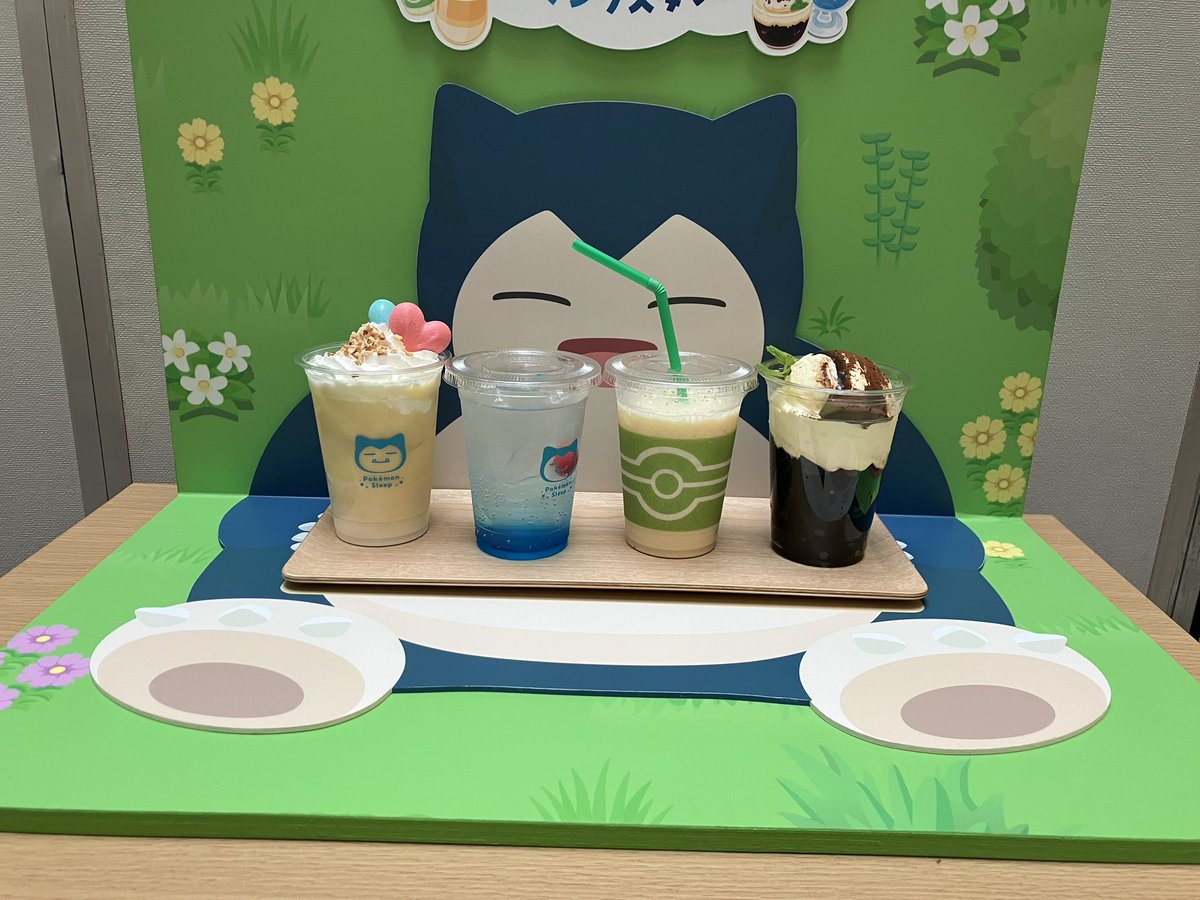Imizuchi's tweet photo. #ポケスリ3周年をみんなで 
ポケスリリアイベ離脱〜！
物販も行けなかったしメガガチャも朝10時で整理券終わってたから無理だったけど、ドリンクとポケモンの寝顔探しだけで十分楽しかったです！
実質初日だから凄い混んでてポケスリ民の熱を感じました😌 https://t.co/X1OprcE8zJ