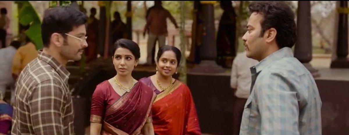 SarleNuvvelluuu's tweet photo. Overall ga bagundi movie..

@Samanthaprabhu2 superb is action scenes and she looks cute on the screen.

@MukhiSree and Samantha’s friend character did well.

Music and bgm are good.

Some Lag in second half , should have trimmed few minutes.

3.0126/5

#MaaIntiBangaram https://t.co/ZhUdJPOAaB
