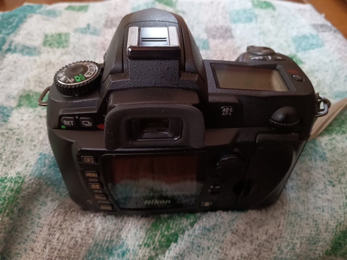 機種 Nikon D70s センサー APS-C型CCD 画素数 610万画素 ジャンク購入