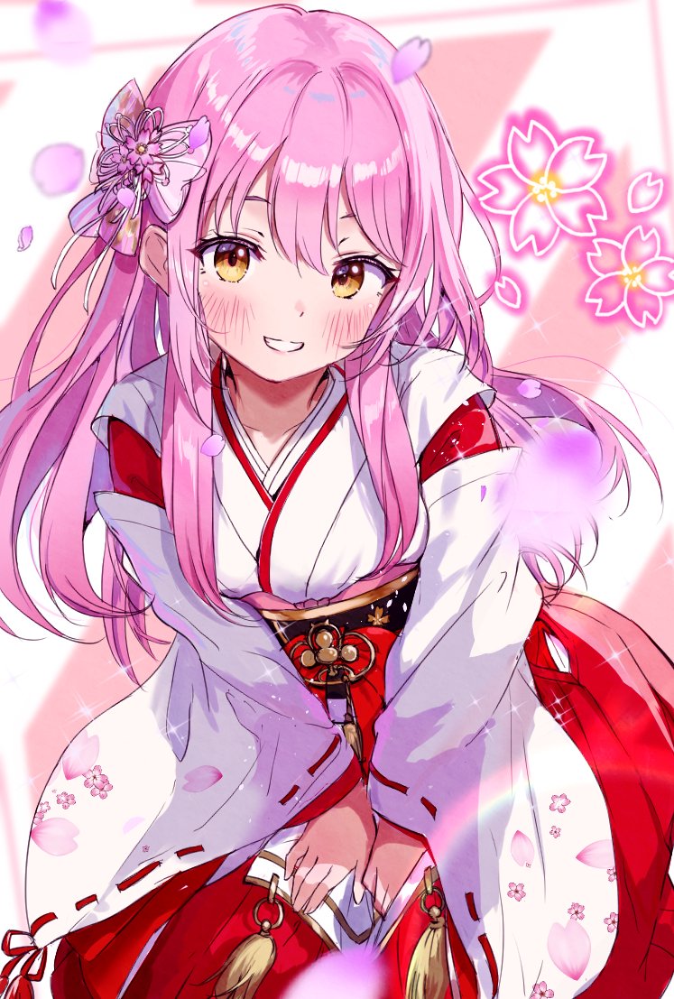 なるせ桜子さん 巫女さま🌸 #咲かせて桜子