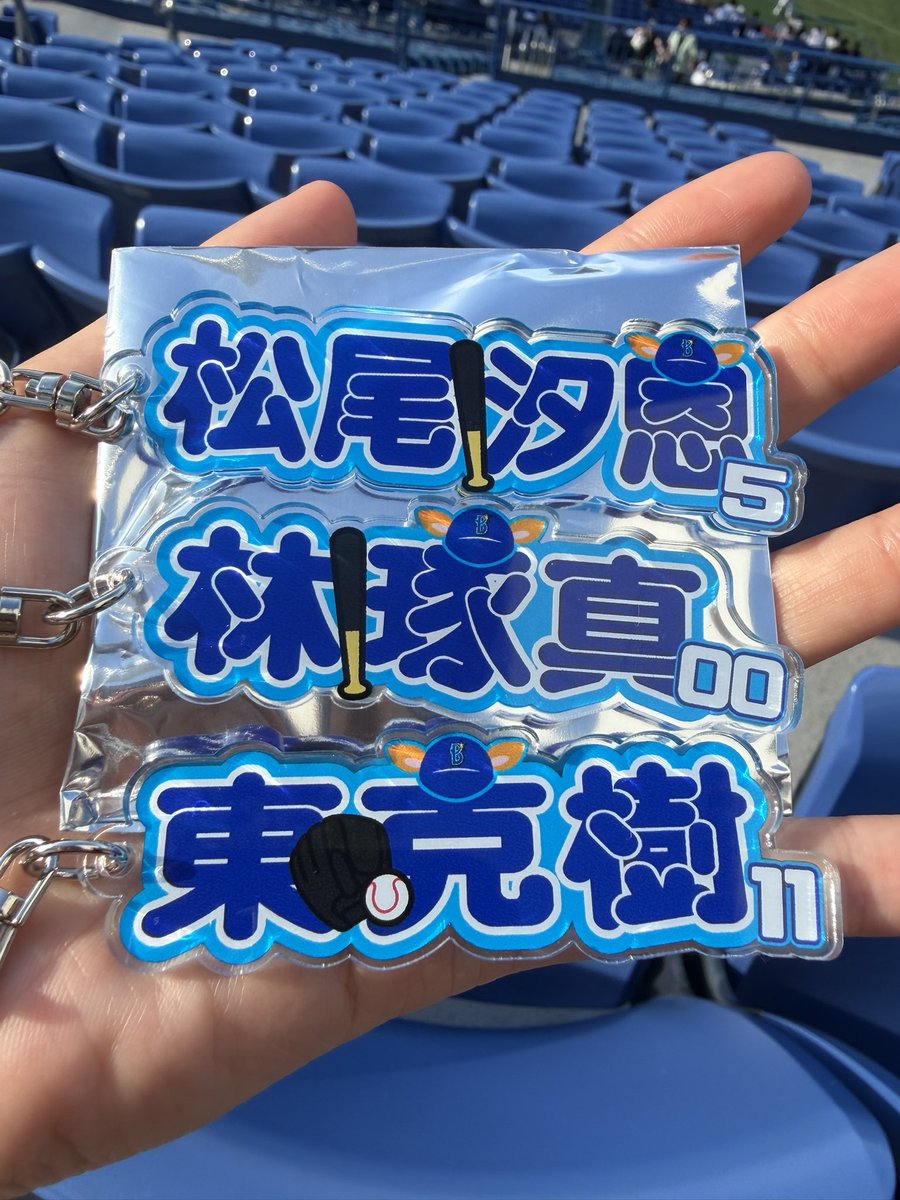 saa_32_'s tweet photo. 横浜DeNAベイスターズ
アクリルネームキーホルダー

【譲】00林  5松尾  11東
【求】 4度会  6森  22入江  61蝦名  44石上        
        53颯

本日7/18ハマスタにて交換希望です。
お心あたりの方ご連絡お待ちしております。 https://t.co/LscP0JIx3T