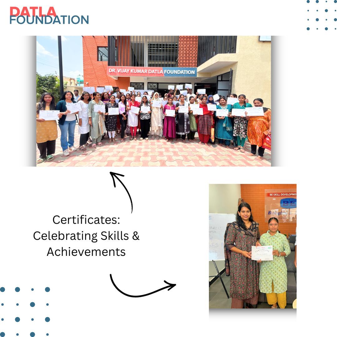DatlaFoundation's tweet photo. This #WorldYouthSkillsDay2026, we celebrated skills, achievements &amp; new beginnings at BESDC!

Skilling youth. Building futures.

#SkillDevelopment #YouthEmpowerment #DatlaFoundation https://t.co/RlYkGD6Y70