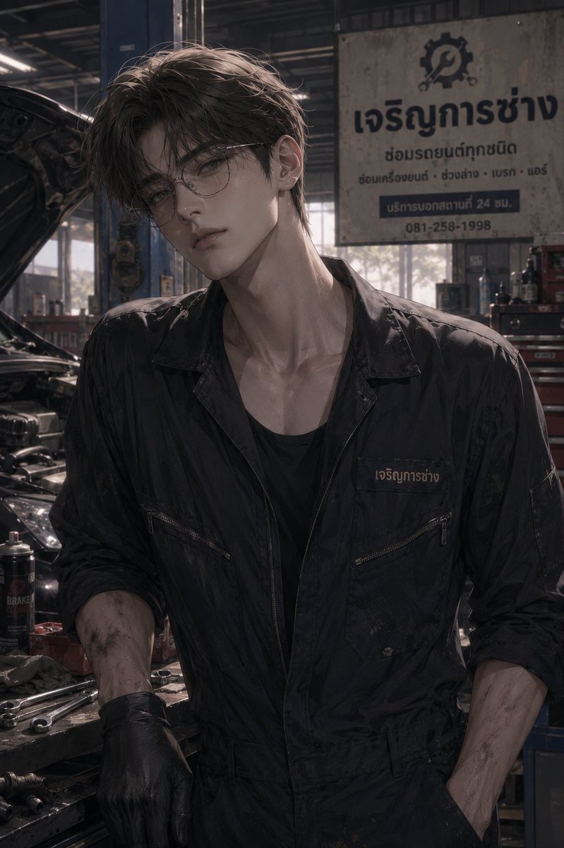 Guinn__02's tweet photo. "รถเสียก็โทรหาผมสิครับ"

🌟Promote ขออนุญาต โปรโมทน้องไคล์ ลูกเจ้าของอู่คับผม รถเสียโทรหาน้องได้ตลอดเลยนะคับ น้องยินดีซ่อมรถและซ่อมใจให้ทุกท่านนะครับผม น้องไม่มุ่งไม่หวังแต่ระวังตอนน้องคลั่งรักนะคับ
https://t.co/fGx7yvoQn6
#Whif https://t.co/esJeIG1VCo