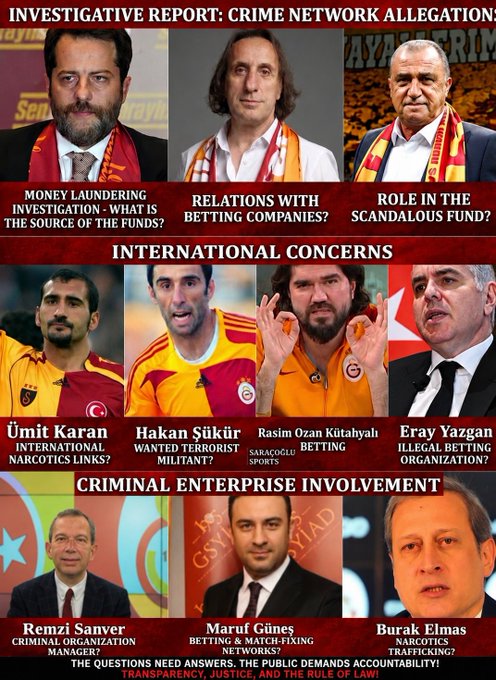 Alesta_7Bitirir's tweet photo. Major match-fixing &amp; betting scandal: Galatasaray VP Maruf Güneş, detained today, allegedly placed massive wagers on the specific outcome "Muslera to score from a penalty." Serious integrity questions arise for football authorities.
@UEFA
@FIFAcom
#MatchFixing #BettingScandal https://t.co/GV1SjOpyPV
