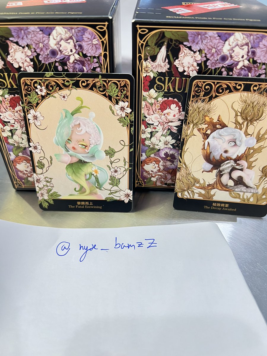 nyx_bamzZ's tweet photo. ❗️ส่งต่อ ❗️ SKULLPANDA Petals in Four Acts
แกะกล่อง เช็คการ์ดเฉยๆค่ะ ซื้อเองจากช็อป
350 รวมส่ง
The Decay Awaited
#ตลาดนัดpopmart #ตลาดนัดSkullpanda #Skullpanda #ตลาดนัดกล่องสุ่ม #กล่องสุ่ม #ตลาดนัดArtToy https://t.co/3PNbt6O6aD