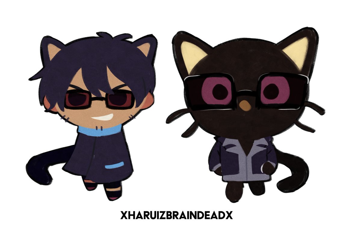 haruizbraindead's tweet photo. day 5: crossover au

trigun x sanrio *drops mic*

[#vashwoodweek #vashwood #vw] https://t.co/kE3dyyzr3F