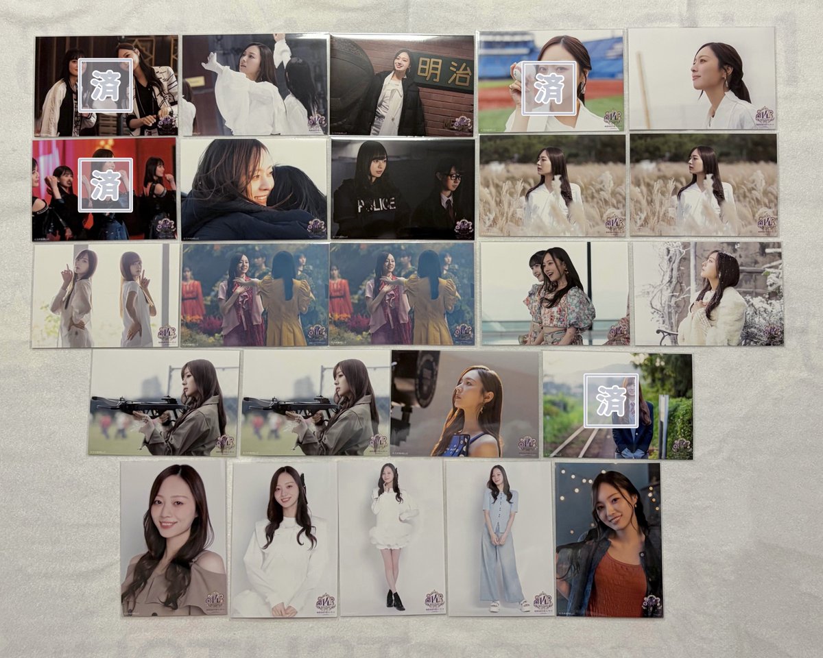 aym3968's tweet photo. 乃木坂46 生写真 梅澤美波 ソロカット トレード
【求】 画像1枚目 5箇所
【譲】 画像2枚目

郵送トレ希望
お気軽にお声掛けください🙇‍♂️ https://t.co/ispeXnWWdt