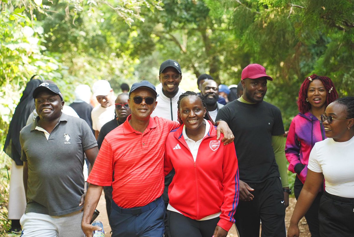 LawSocietyofKe's tweet photo. The Young Lawyers Health is Wealth Walk is well underway as members of the legal fraternity come together to champion wellness, fitness and meaningful connections beyond the courtroom.

We are especially grateful to @philip_murgor, Senior Counsel for joining us this morning and setting the pace as our pacesetter. Your presence and support continue to inspire a healthier and more united legal profession.

Every step today is a reminder that a healthier Bar is a stronger young Bar.

#HealthIsWealth #YoungLawyers #LSK #WellnessInLaw