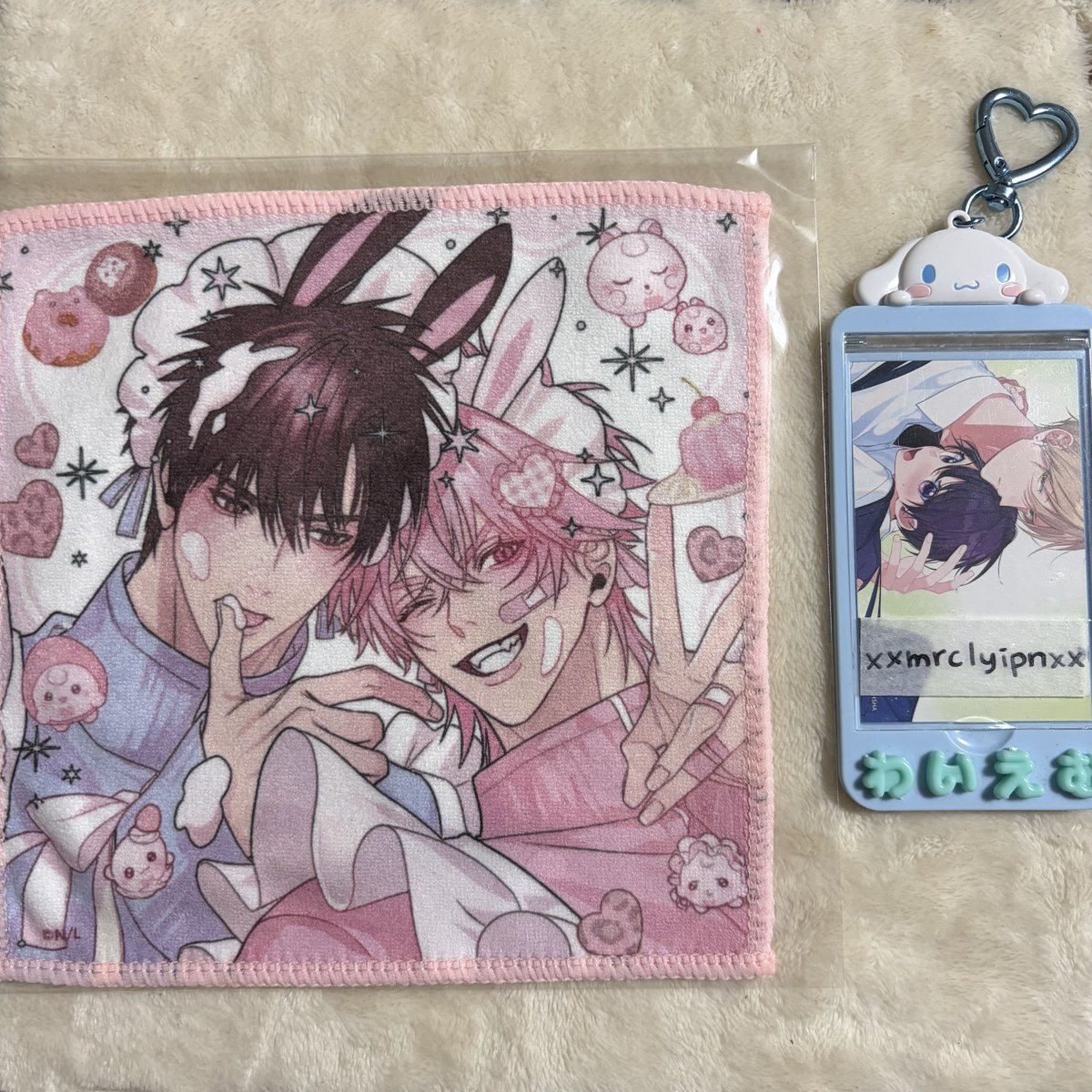 xxmrclyipnxx's tweet photo. 【交換 譲渡】なれはてちゃん ピンキーナイトメア くじとも オンラインくじ

【譲】D賞 マイクロファイバータオル
D-1

【求】C賞 ミニアクリルスタンド
C-6
or
E賞 フォト風カード
E-1
or
¥500+送料185

交換譲渡に優劣なし

郵送
初回lit link必読🥀敬称略 https://t.co/TJREVNUVVL