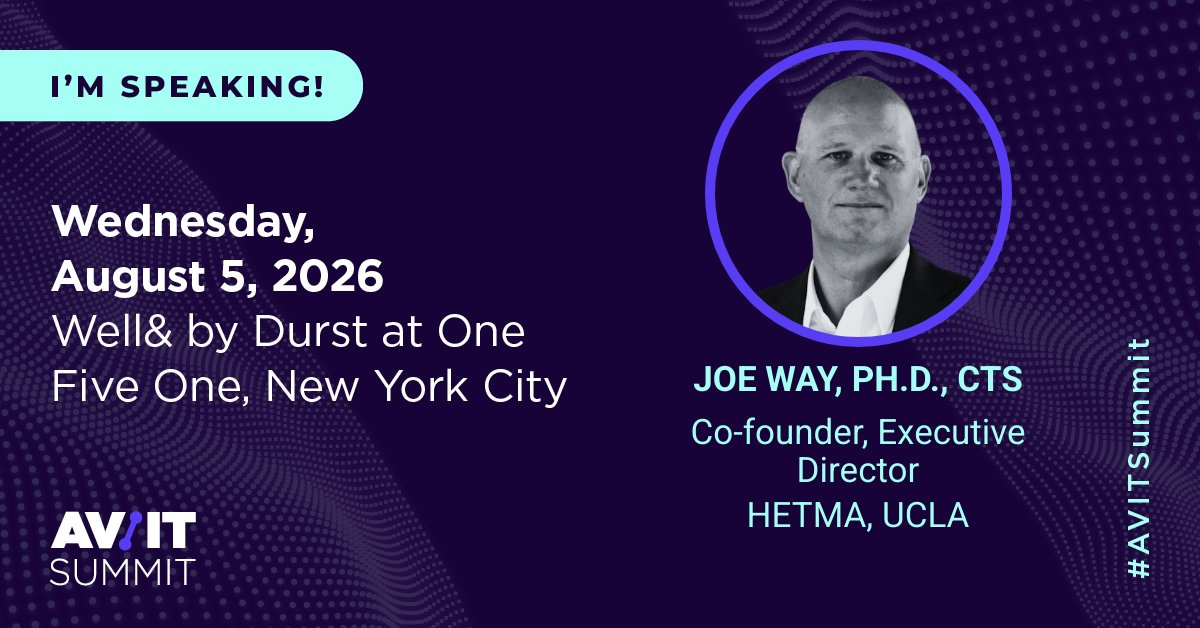 JosiahWay's tweet photo. I'm delighted to be speaking at the AV/IT Summit and I'd love to see you there!
Join me on August 5 in NYC for this one day conference exploring the future of AV and IT.
Learn more and register here: https://t.co/wBOcioWHzz
#AVITSummit https://t.co/8YaQvxwnga