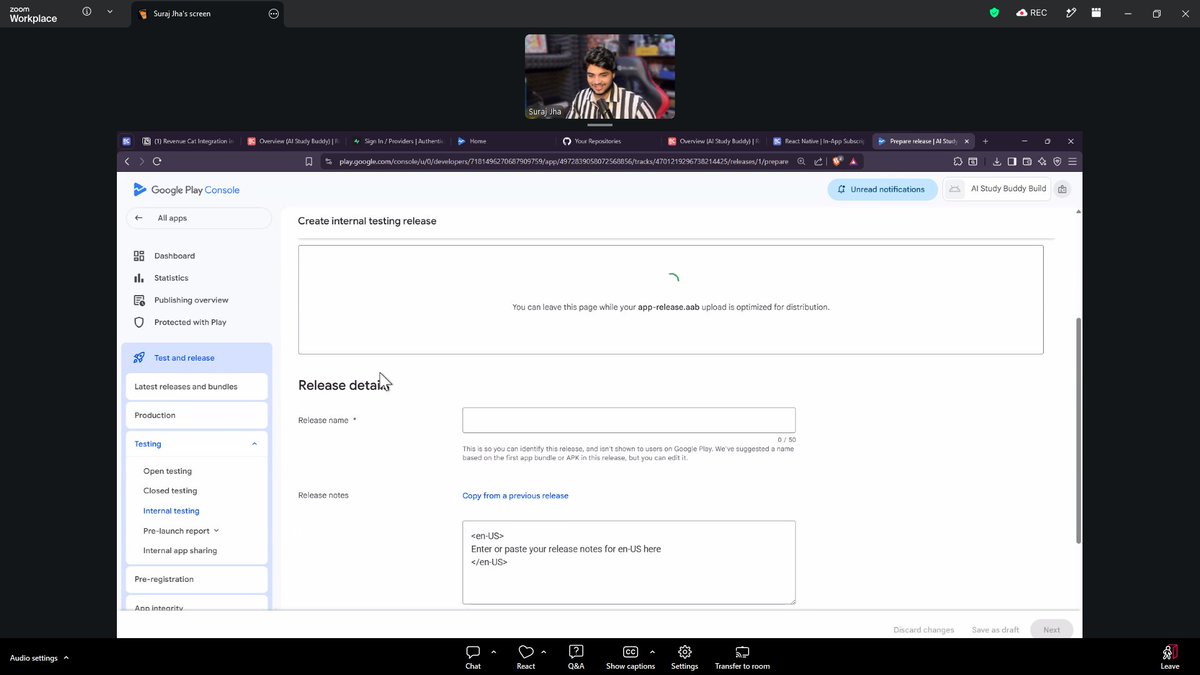 arushkumardev's tweet photo. AI Study Buddy App with RevenueCat integration in Expo React Native.
✅ Part 1
✅ Part 2

Learned how to implement subscriptions and in-app purchases with RevenueCat.

Thank U, @surajtwt_ Sir, for making the concepts easy to understand.

#ReactNative #Expo #RevenueCat #chaicode https://t.co/A1d2HAHZfh