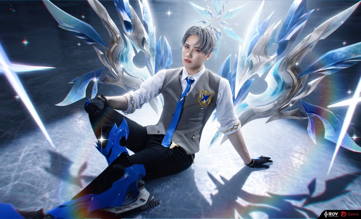 GarenaRoVTH's tweet photo. Dimension Breaker Hayate ทะยานสู่ลานไอซ์สเก็ต!  ❄⛸
คอสเพลย์สุดพิเศษโดย ภูธัชชัย @BUS_SONRAY พรีเซนเตอร์สกินใหม่สุดเท่!  🏒⛰️

25 ก.ค. เตรียมพบกันในเกม RoV พร้อมกิจกรรมมากมาย

💥และรอติดตามภาพชุดที่ 2 "โลกอีกด้าน" ของ Hayate เร็ว ๆ นี้!

@phutatchai

#DimensionBreakerHayate #RoVxPHUTATCHAI
#PHUTATCHAI #RoV #สกินใหม่