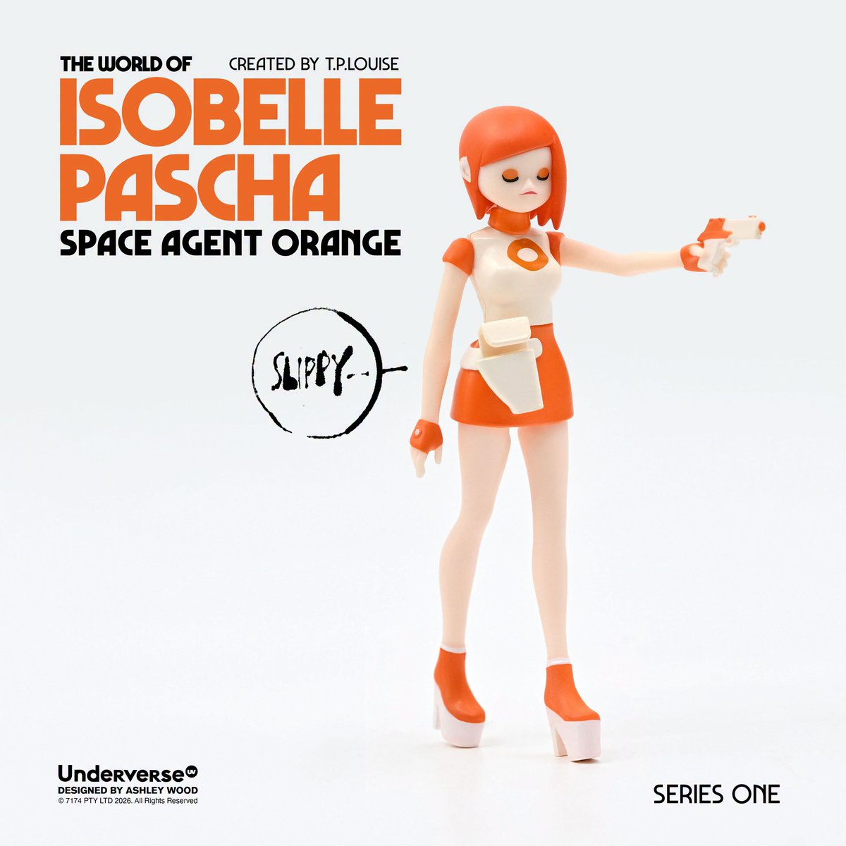 toysrevil's tweet photo. (3/3)
ISOBELLE PASCHA as 3.75" tall  mini figure, available  at #SanDiegoComicCon (July 22-26, 2026) via #Underverse Booth 2742!

This  Space Agent Orange ver. is 1 of 3 edtns to be had!  

More #SDCC exclusives on #TOYSREVIL: https://t.co/3Q4ZjH7SNu

#toynews
#toysblog https://t.co/1IhlnPUDzQ