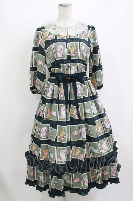 Emily Temple cute / Kitten Stamp Collectionロングワンピース 23,100