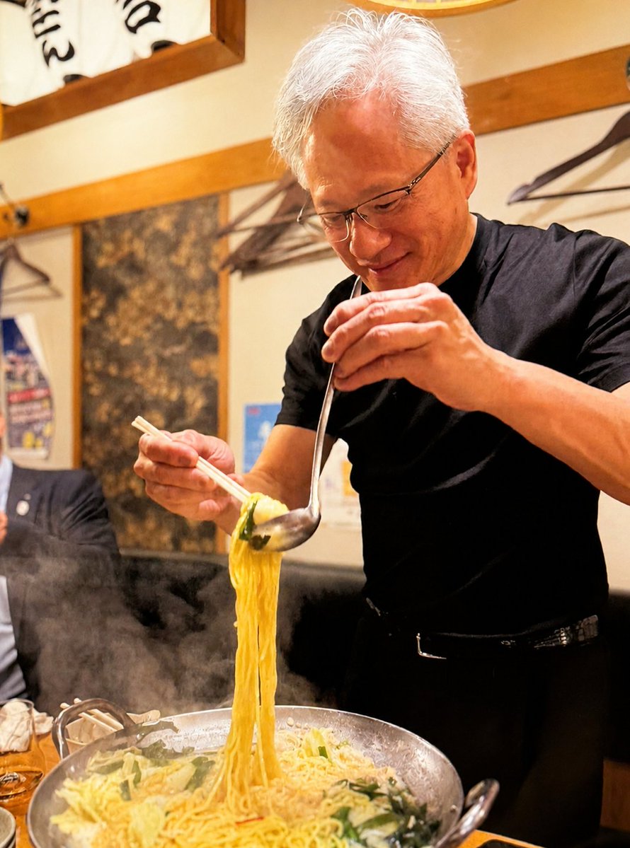 kudo_pon's tweet photo. NVIDIAのジェンスン・フアンCEOが訪れた激安居酒屋「やきとん三吉」(東京・神田)ですが、周囲の人たちに配った贈り物はアンパンだけではありませんでした。

店員さんにも贈り物があったようで、1本300円以上する柚子ドリンクを複数もらったとのこと。その1本をご厚意でいただいた。

このドリンクはKIMINO DRINKS株式会社の「YUZUスパークリングジュース」で、日本と米国向けに販売している希少品。調べたところ、手で摘み取った柚子・兵庫県の水・有機サトウキビで仕上げた果汁ドリンクだった。

なんでもいいから適当に配るのではなく、しっかりと良いもの、受け取って嬉しいと感じるものを配っていると思われる。まさに品質重視のエヌビディア飯であり、半導体グルメといえる。

ちなみにこの居酒屋だが「飲み放題NVIDIAコース」の提供を開始したとのことで、フアンCEOが食べた料理と同じものが食べられるとのこと。フアンCEO来店記念写真コーナーも拡大しているので、半導体好きは聖地にぜひ 笑！