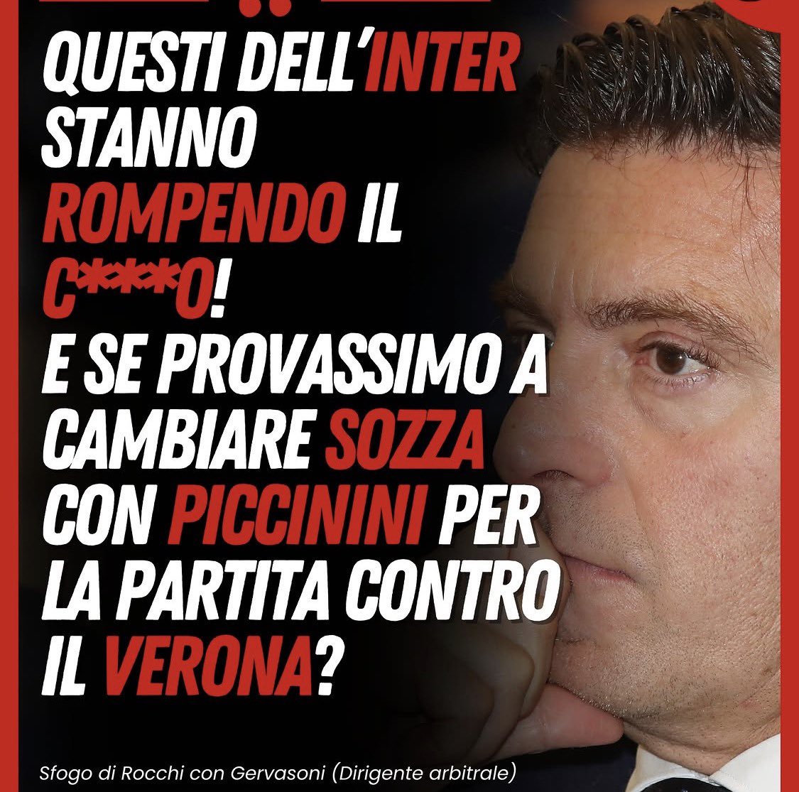 MarioilTattico's tweet photo. Mi basta la prima dichiarazione per capire tutto. Capisce tutto il mondo , tranne la procura e i tifosi dell’Inter.  INCREDIBILE 
#arbitri #rocchi #inter https://t.co/UJIhdlLJ6I