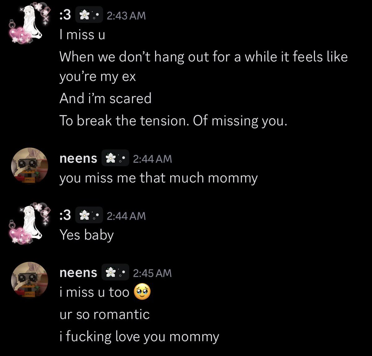 daughterli's tweet photo. Im cryinfggg why did she say thatttt @ninakxch https://t.co/g1WpMNHvlP