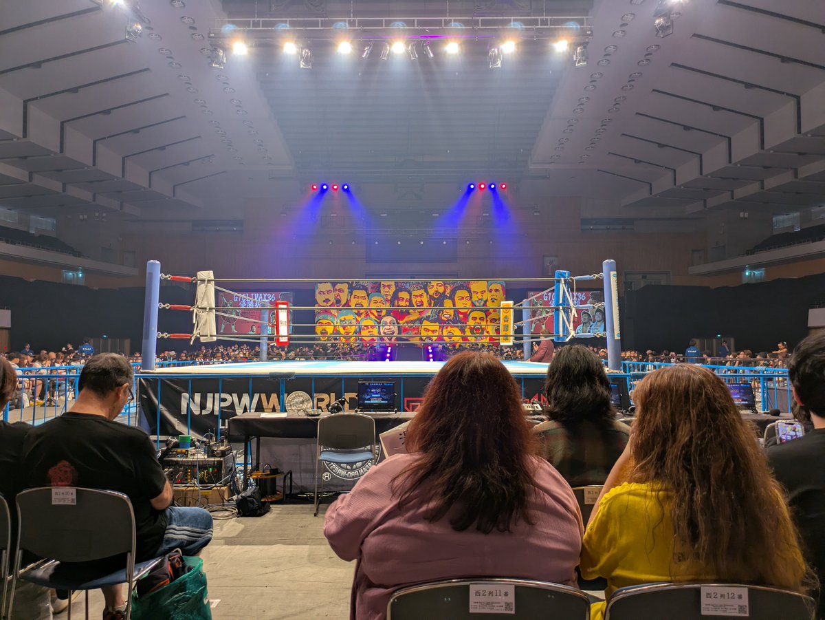 kunabiku's tweet photo. 今日はここから！
#G1CLIMAX36 https://t.co/zHwLv6U9Id