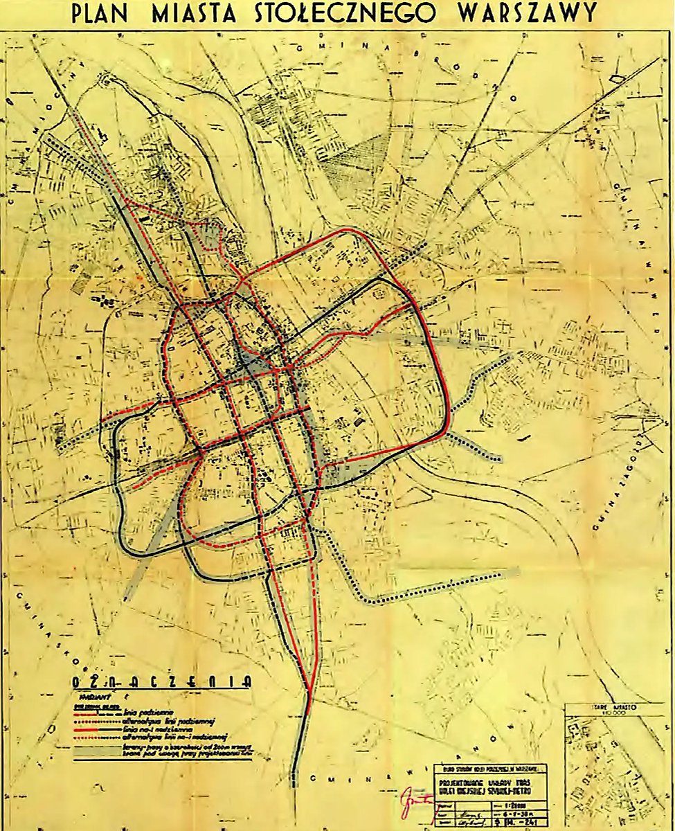 DawnaPolska's tweet photo. Schemat planowanych linii metra w Warszawie, 1938 rok. Na jakim jesteśmy etapie?
#Polska #dawnaPolska #historiaPolski #Mazowsze #Warszawa #stolica #metro #liniametra #plan #schemat #układ #transport #komunikacja #miejska #komunikacjamiejska #miasto #bilet #tramwaj #kolej #autobus https://t.co/k7nyHdMeGD