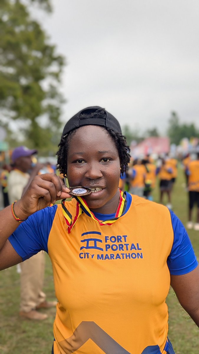 ConstanceIchuma's tweet photo. First in the bloodline🫣😂😂 my cousin and I broke generational barriers
#fortportalcitymarathon 
Done and dusted 😁😁 represented @MakRun_Ug as well.

Cc. @MarcusIchuma https://t.co/gJuiCGPrD9