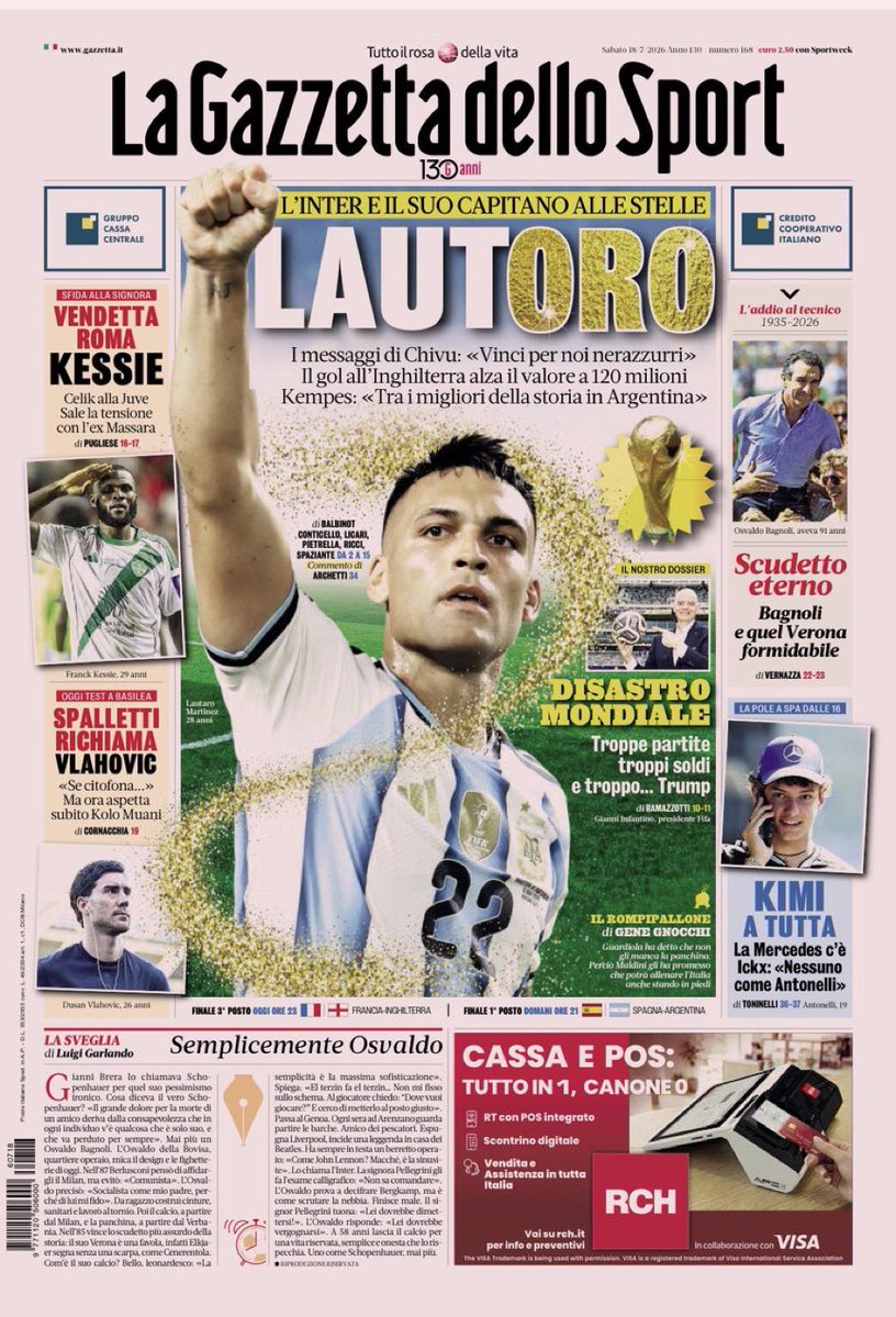 __Alexein__'s tweet photo. Intercettazioni clamorose su Rocchi che riguardano l’Inter, Butti e Viglione.

La gazzetta dello sport: LAUTORO https://t.co/jAjtJSWneG