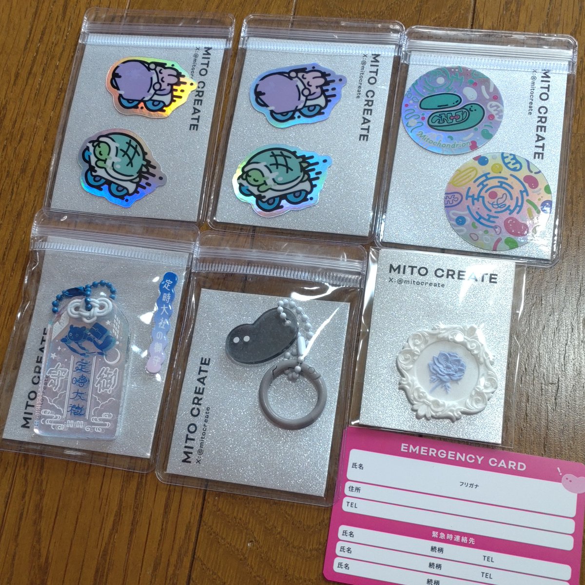 cereals09's tweet photo. MITO CREATEさん( @mitocreate )の新作グッズが届きました(◜‿◝ )かわよ
#MITO_CREATE https://t.co/KUNEhzjDut