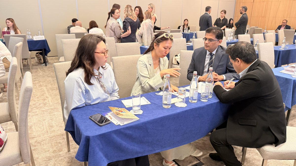 Angkailongdi's tweet photo. Delighted to attend & address the India–Kazakhstan Gem & Jewellery Symposium, which brought together captains of the industry from both countries. The interactions reaffirmed the immense potential to build resilient value chains, expand trade and investment, and foster innovation and craftsmanship for the mutual benefit and prosperity of the people of India and Kazakhstan. 💎🇮🇳🇰🇿