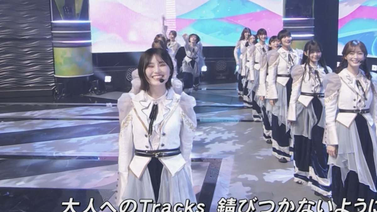 renashi_'s tweet photo. 美青ちゃんいい笑顔すぎる笑
#音楽の日
#櫻坂46_TGUT
#的野美青 https://t.co/OhFzFn4BIo