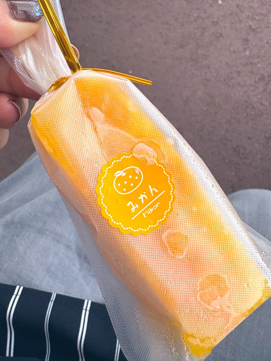 4qmt53's tweet photo. ちょっとした用事で道の駅へ！
くずバー食べちゃお！( 'ч' )ŧ‹”ŧ‹”
もっちりシャキシャキで美味しいのよなぁ！ https://t.co/LznrAP0FdG