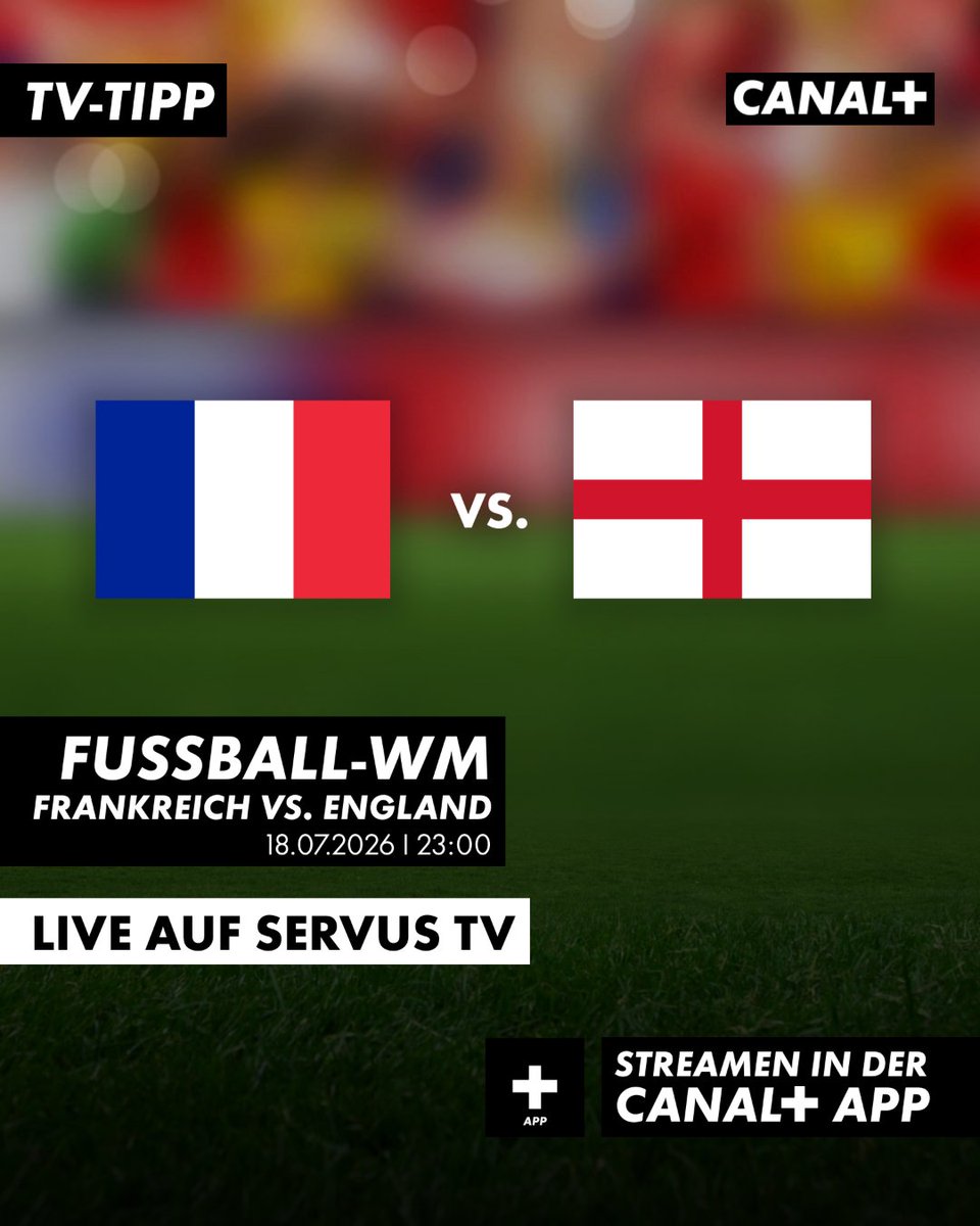 canalplus_at's tweet photo. Wer beendet das Turnier mit einem (kleinen) Erfolgserlebnis? ⚽️

Der Fußball-Sommer 2026 live und überall – mit der CANAL+ App 📱🙌 https://t.co/3AqOJsWNWt